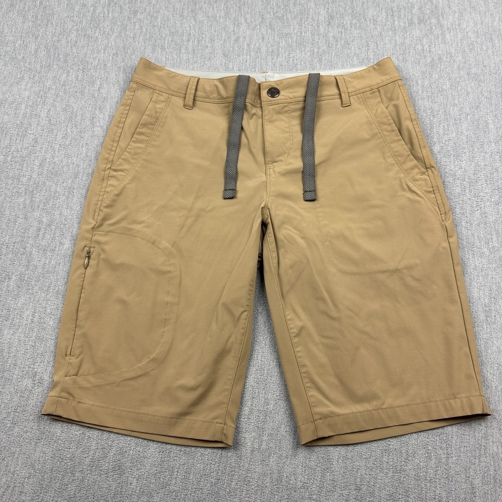 REI Shorts Women 4 Brown Northway Camping Hiking Outdoor Zip Pocket Active Trail